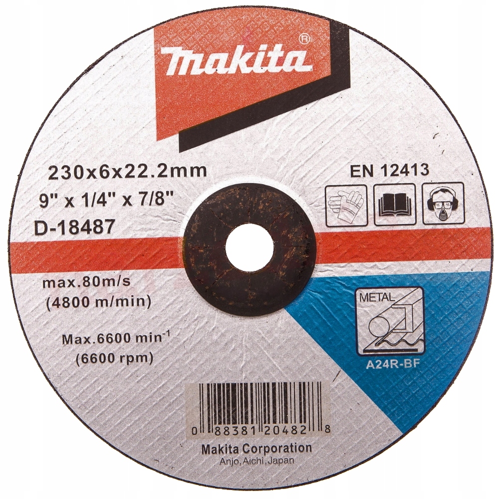 

Makita D-18487 Tarcza Szlifierska 230x6x22,2
