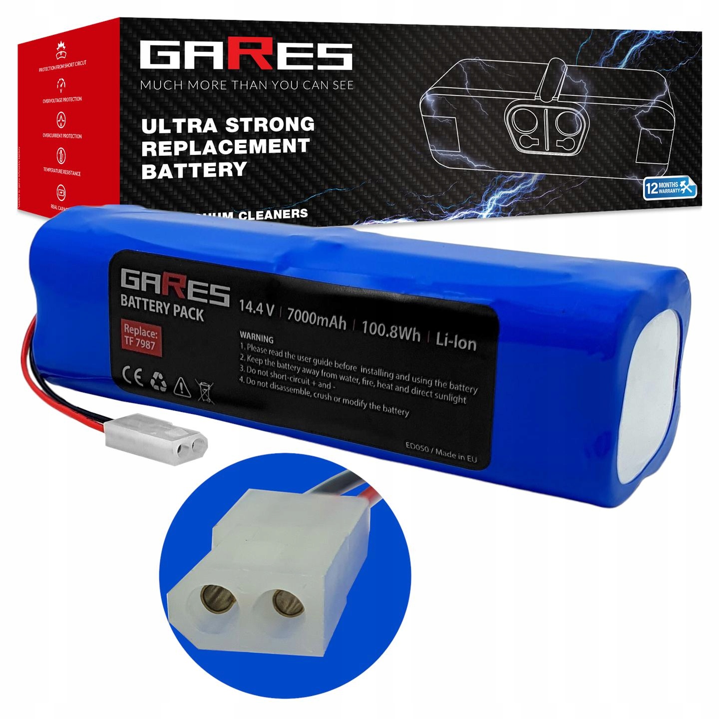 Bateria do Tefal Serie 95 RG7987 RG7975WH 14,4V 7Ah