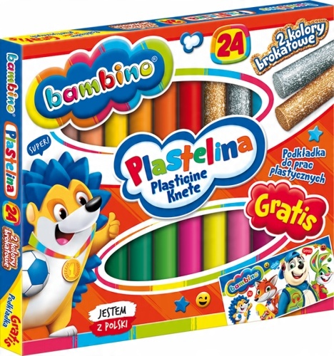 

Plastelina Szkolna Bambino 24 Podkładka