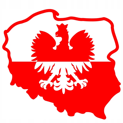 

Naklejka Patriotyczna Godło Mapa Polski