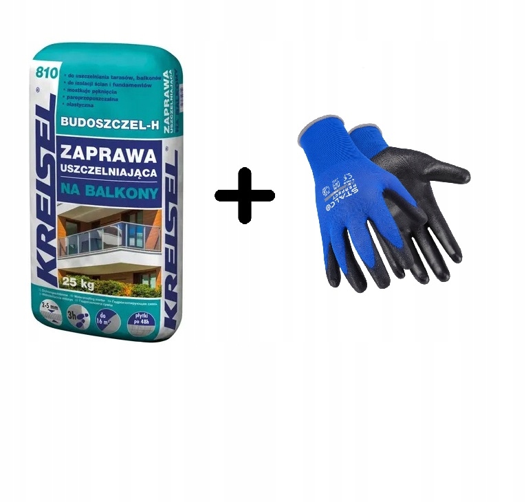 Zaprawa uszczelniająca Budoszczel-h 810 Kreisel rękawice Stalco