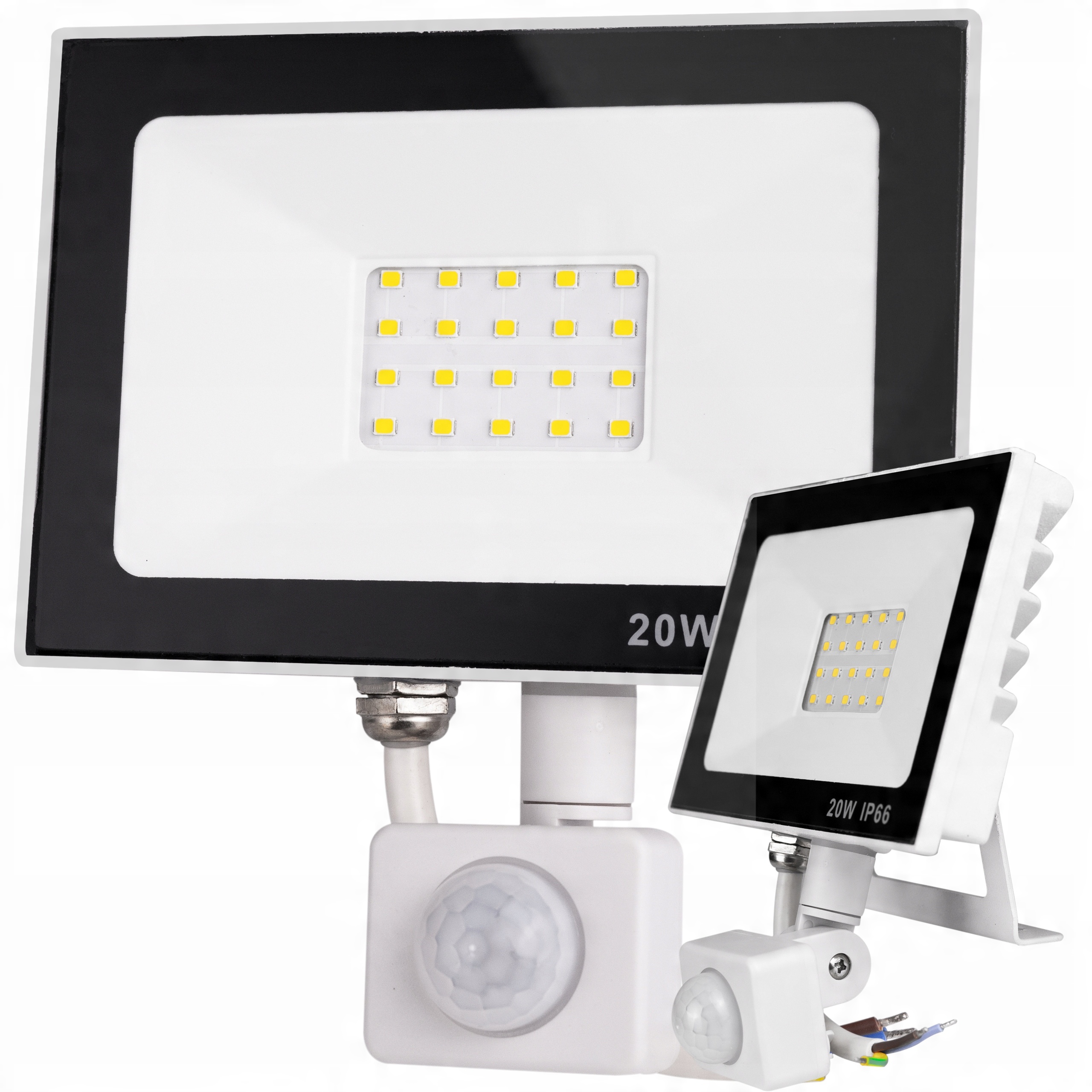 

Naświetlacz Led 2200lm 20W Czujnik Ruchu Ciepła