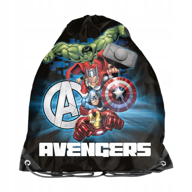 PLECAK SZKOLNY AVENGERS ZESTAW 11el PLECAK AVENGERS ZESTAW PASO Bohater Avengers