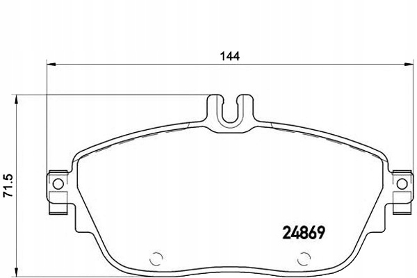 Brembo Brzdové Destičky Mercedes W176 A-klasa 12- Pr Asistent řidiče #28