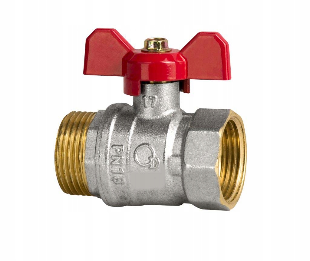 

Zawór kulowy 3/4'' w/z z018 z motylkiem z dławicą
