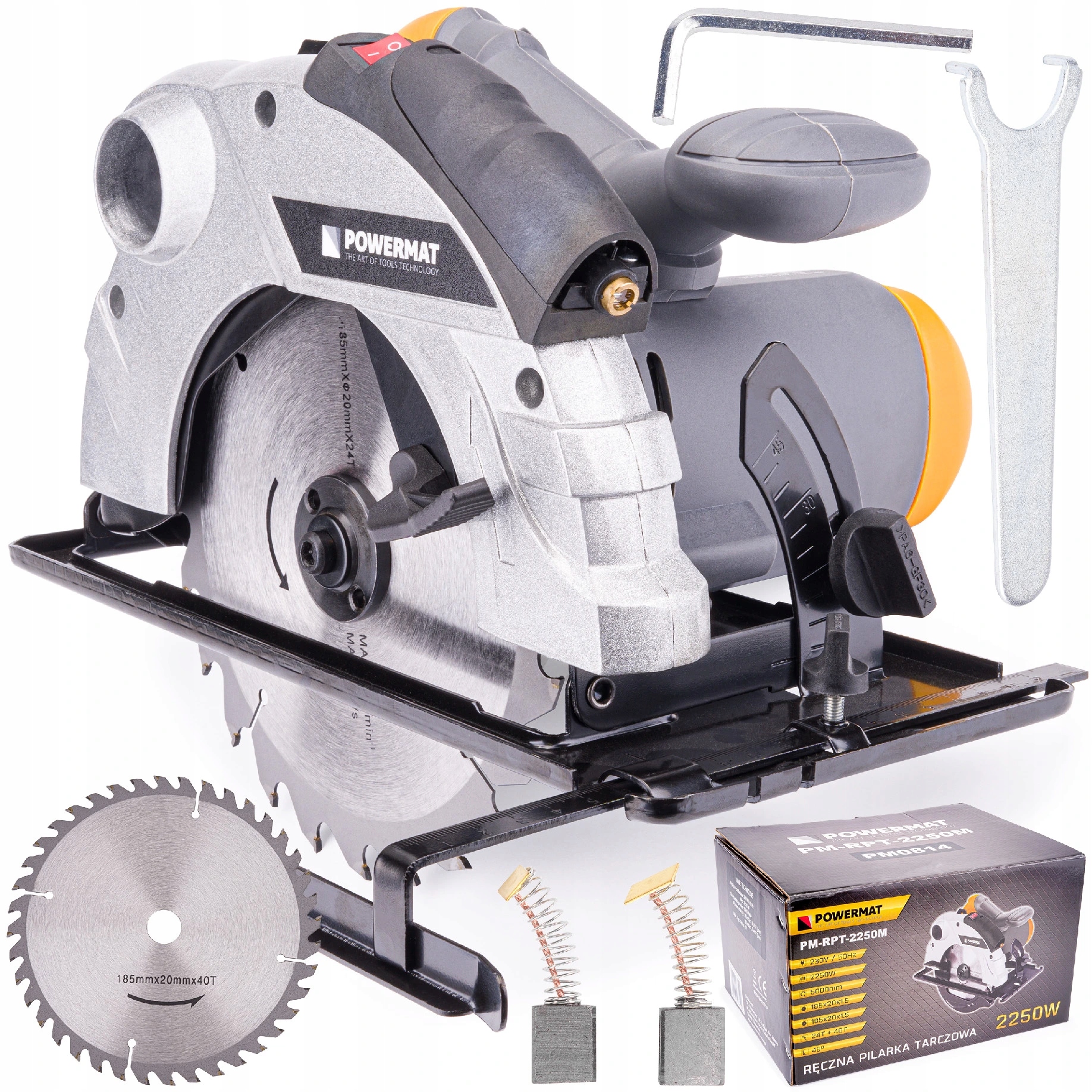 PM-RPT-2250M, Ruční kotoučová pila 185 mm 2250 W