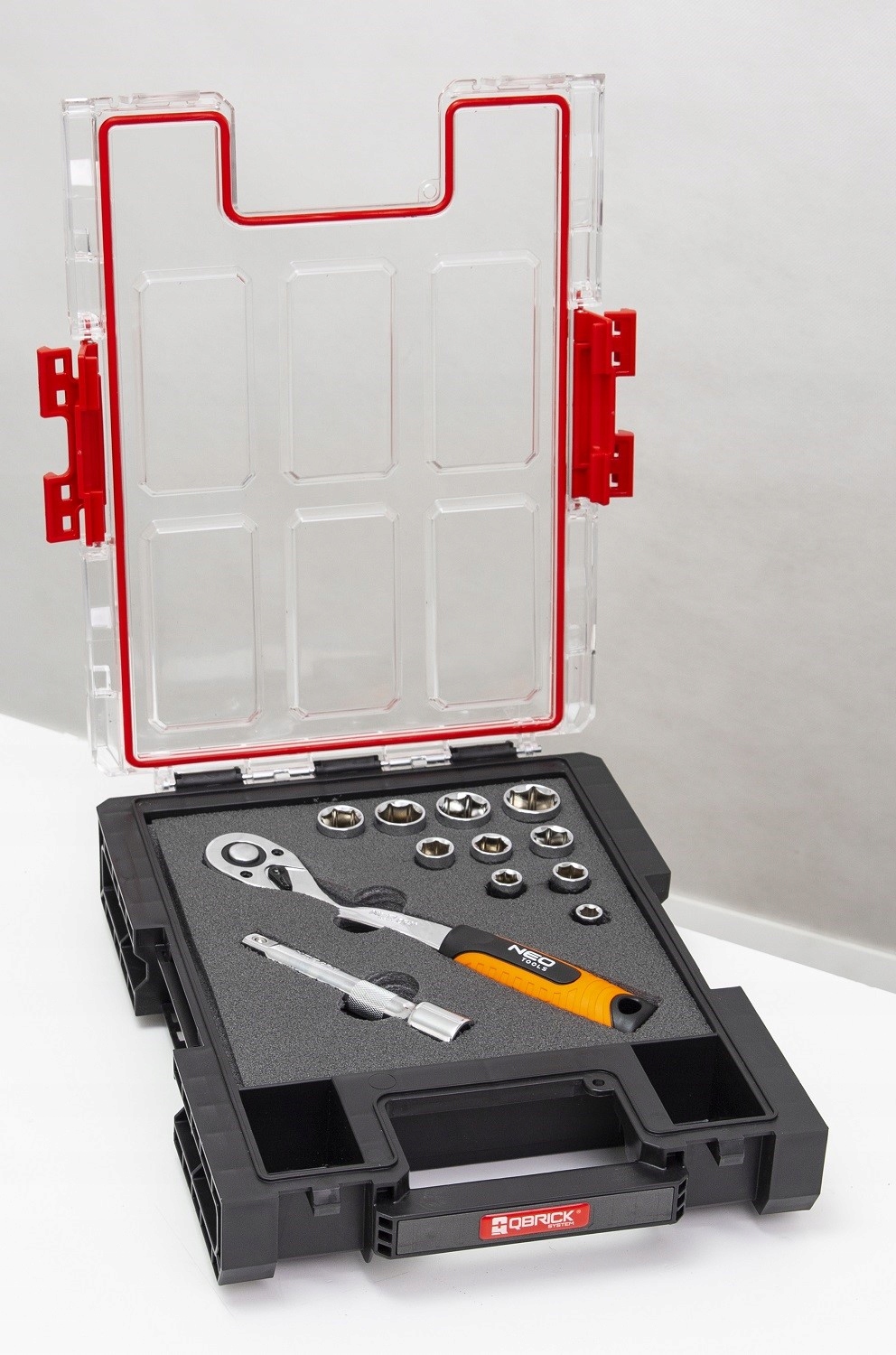 Qbrick System ONE Organizer M MFI wkładki piankowe RED Ultra HD Pojemność 2.5 l