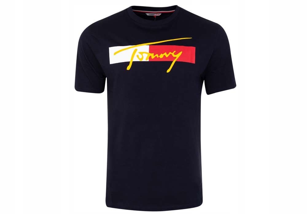 

Tommy Hilfiger Koszulka Męska T-shirt Navy R: XL