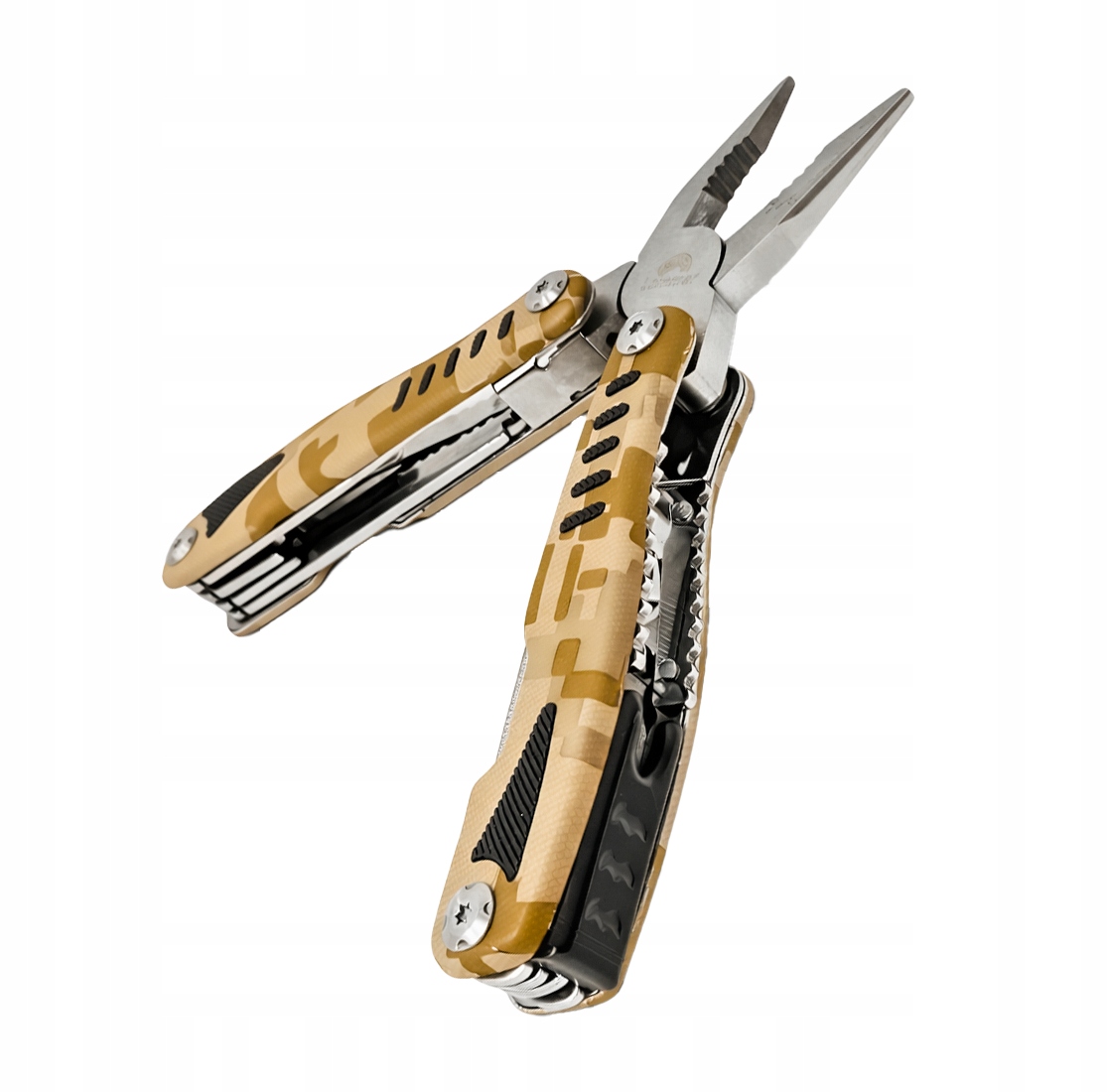Multitool 15v1 Nástroj Pro Přežití Kombinačky Nůž Obal