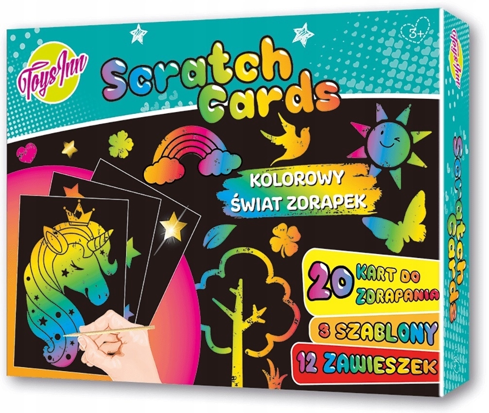

Kolorowe zdrapki Wydrapywanki szablony Scratch