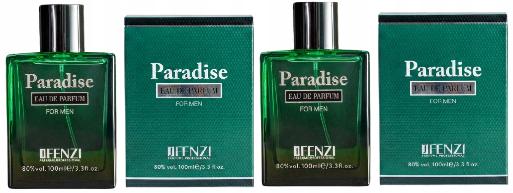 JFenzi Paradise For Men 2x100ml parfémovaná voda