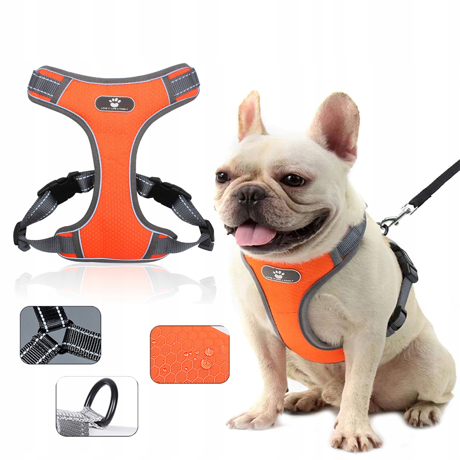 Levně Postroje Pro Psa Silné, Reflexní, Nastavitelné, Beztlakové, Odolné