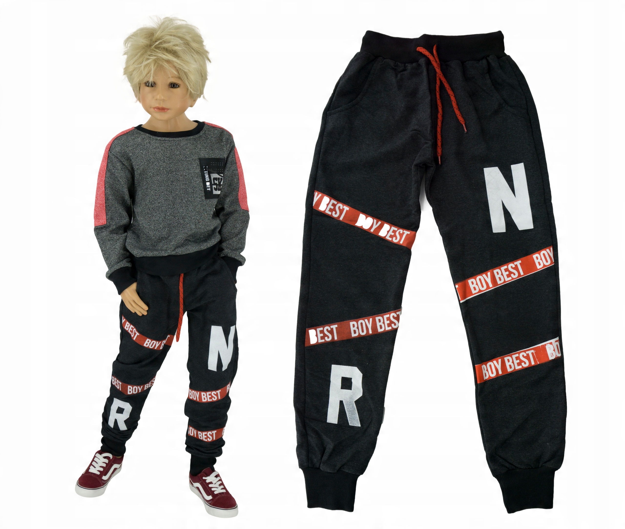 

Spodnie dresowe jogger 0704 rozmiar 128/134