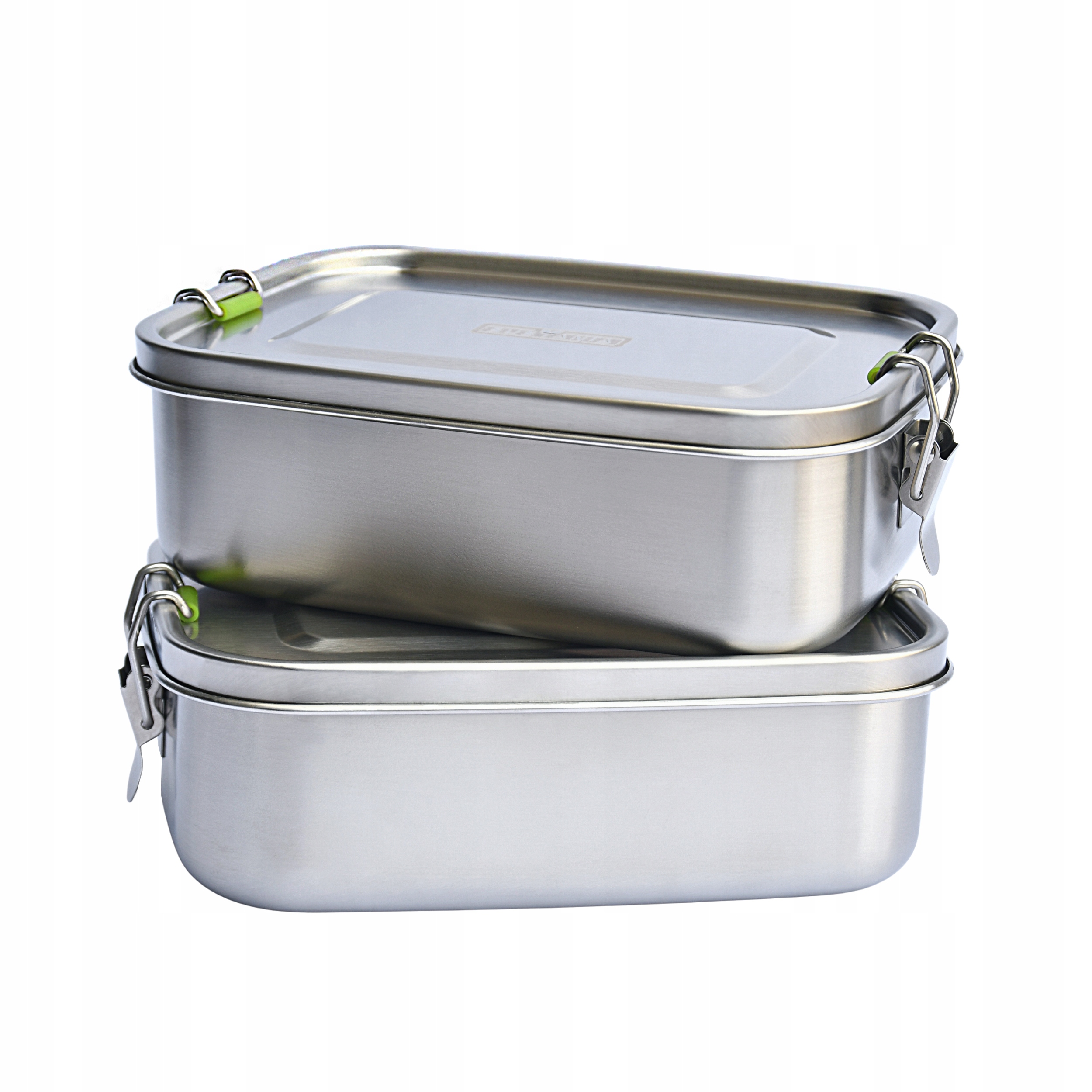 

Stalowy Lunchbox 2 szt. pojemniki na żywność 1,1L