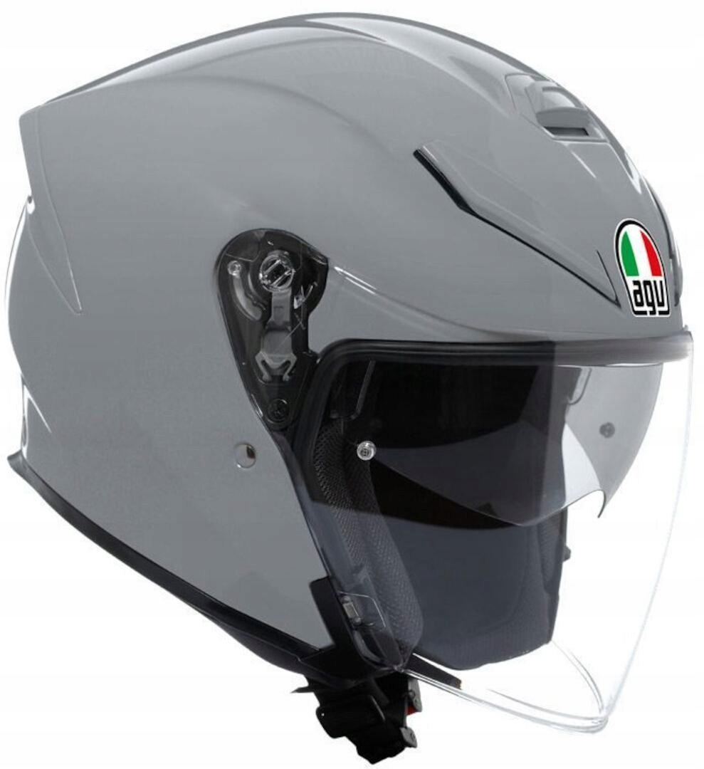Otvorená Prilba Agv K5 Jet Evo Sivá S