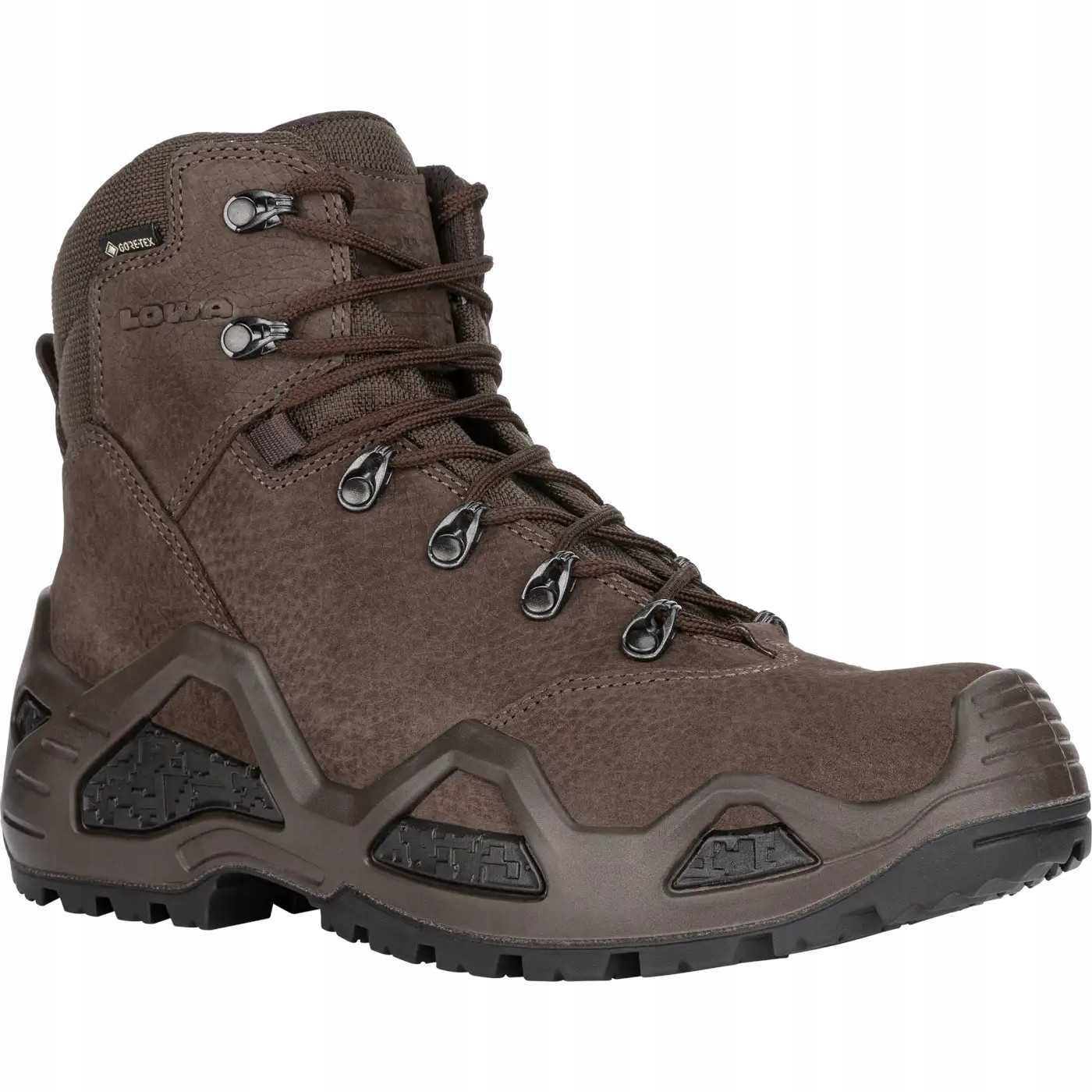 Buty wysokie Lowa Z-6N Gtx C MID Dark Brown 43,5 beżowy