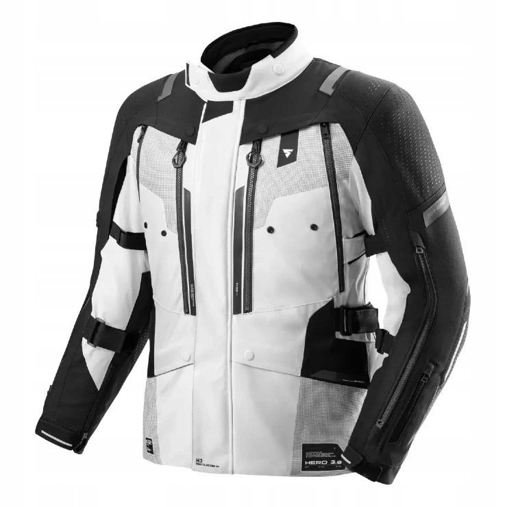 Shima Hero 3.0 G2 Grey Čierna Motocyklová Textilná Bunda XXL