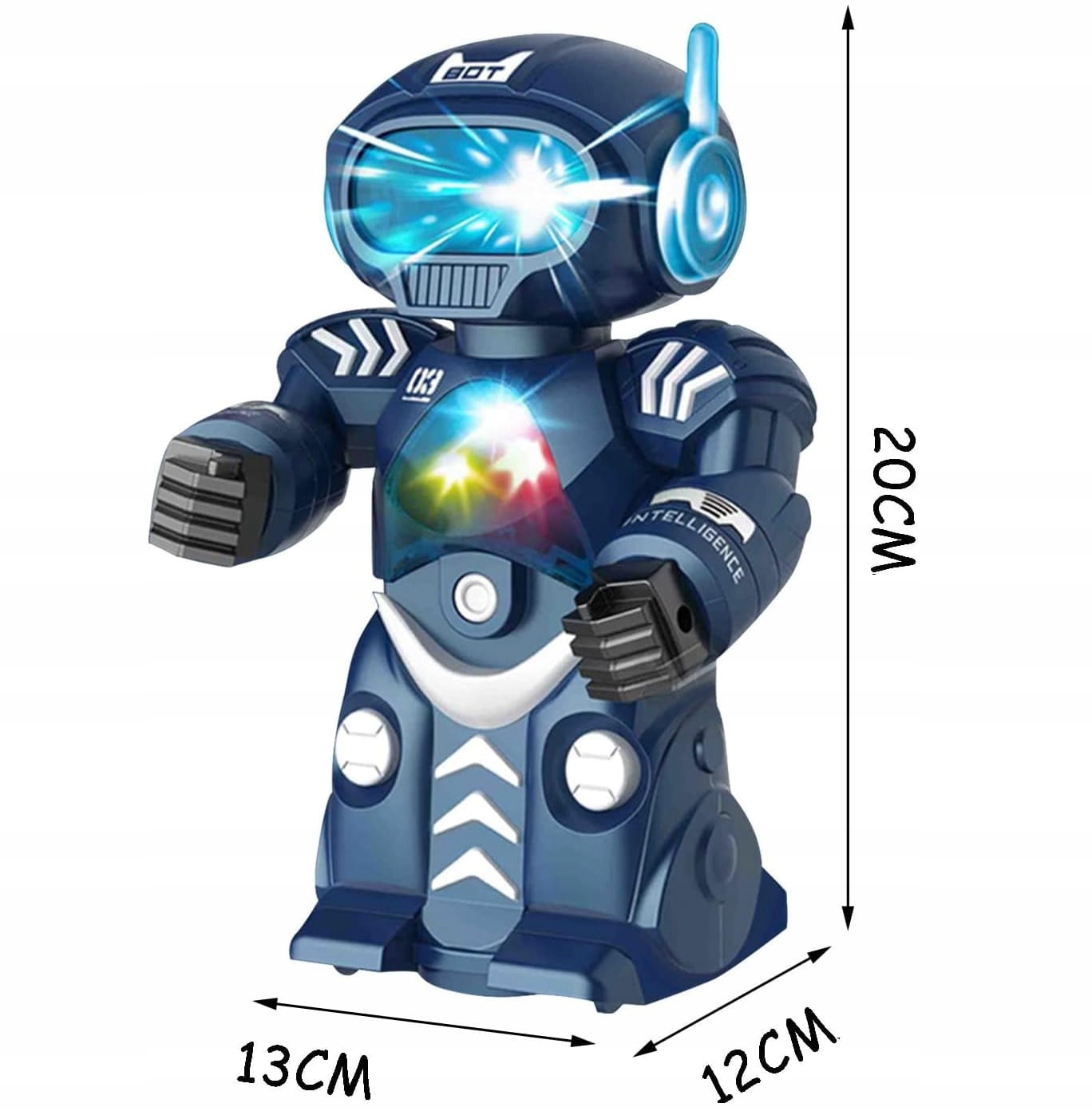 TAŃCZĄCY ROBOT NA BATERIE ŚWIATŁO DŹWIĘK KOSMITA Nazwa świecący z muzyką