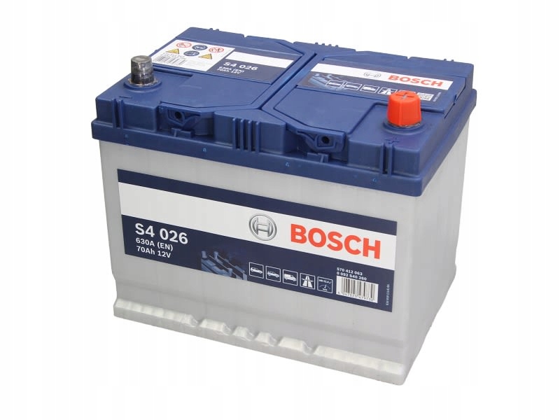 0 092 - Аккумулятор BOSCH S4 026 (70ah / 630a, справа +, B01)