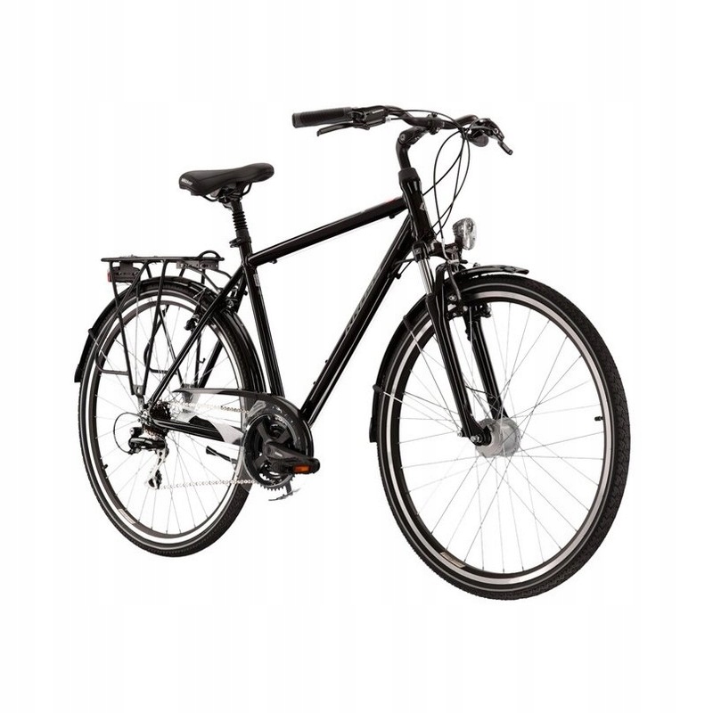 Rower Trekkingowy Męski Kross Trans 3.0 28 M(19'') czarny/szary połysk