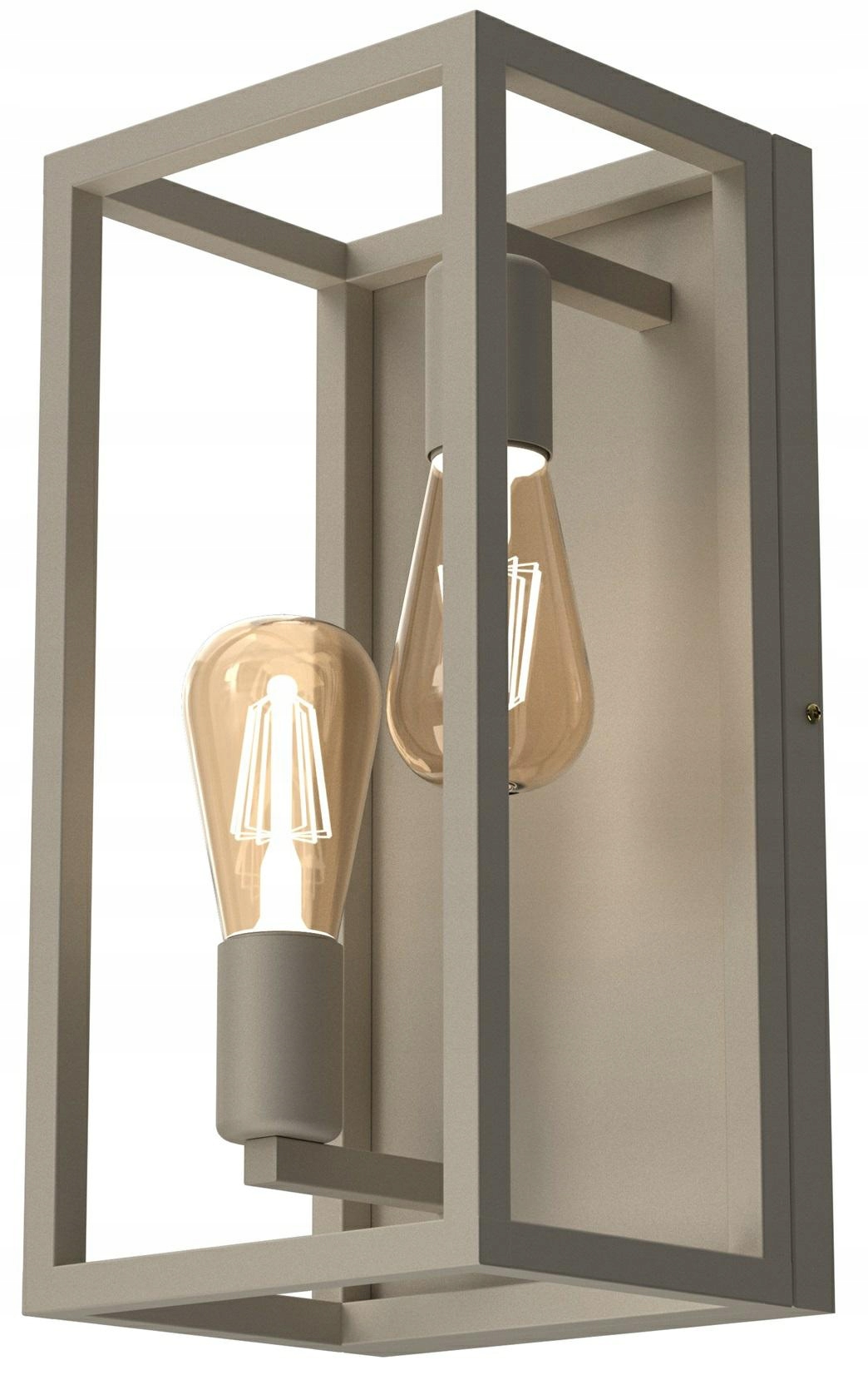 Nástenná lampa Loft Industriálna klietkaNástenná lampa Frame Béžová 2xE27