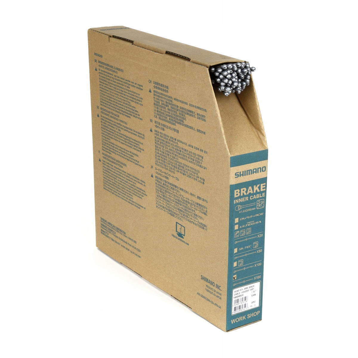 

Shimano linka hamulcowa stal Road 1.6x2050mm Oem