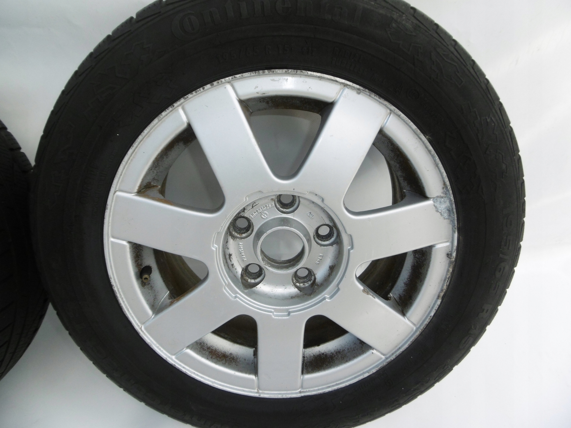 ALUFELGA 5x112 ET45 VW AUDI + OPONA 195/65 R15 Marka opon Continental
