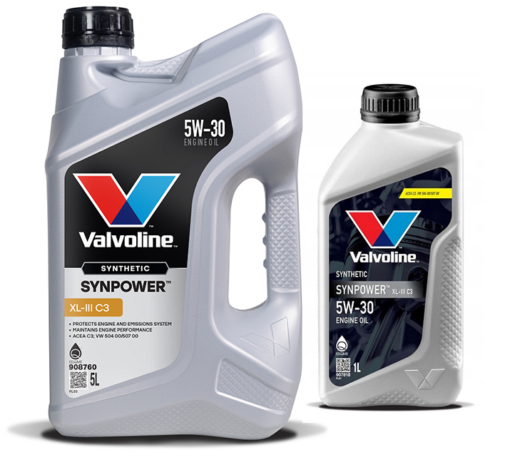Olej silnikowy Valvoline Synpower XL-III 5W30 5L 1L Zawieszka Serwisowa