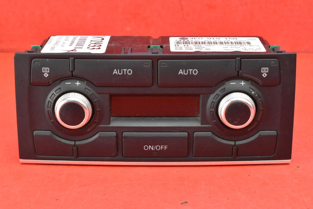 control panel air conditioning devices KLIMY rear part 4E0919158 AUDI A8 D3 LIFT 05-07