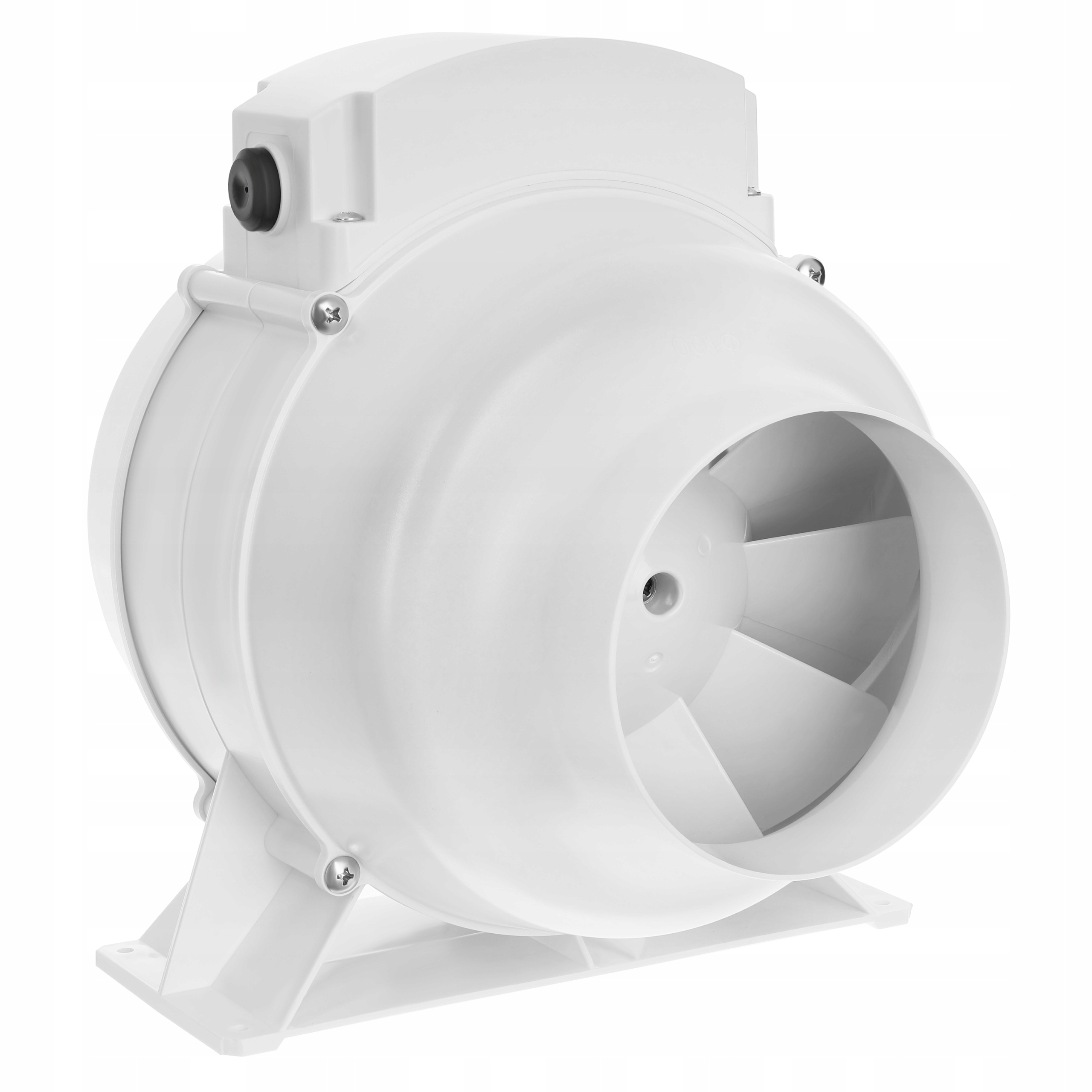 Kanálový Ventilátor koupelnový odtahový 100 mm 180 m³H průmyslový Tichý