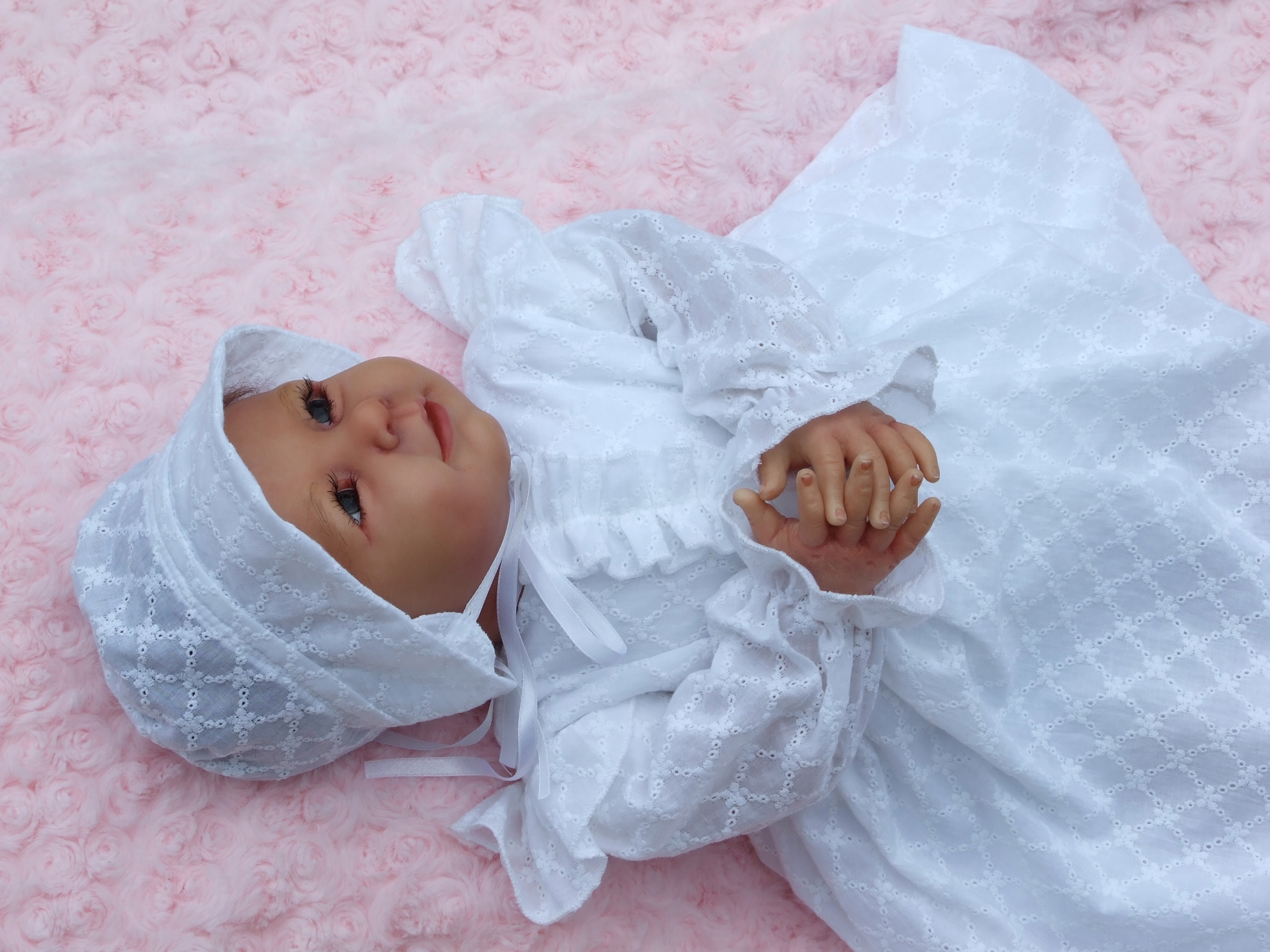 Odzież do CHRZTU- Sukienka bawełniana haftowana 74r Marka Inna marka