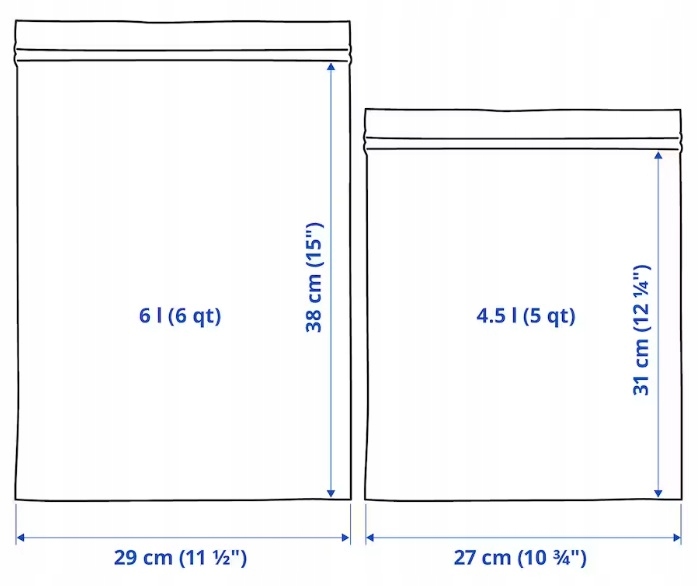 WORECZKI STRUNOWE TOREBKI NA ŻYWNOŚĆ IKEA 30 SZT N Kod producenta 0063