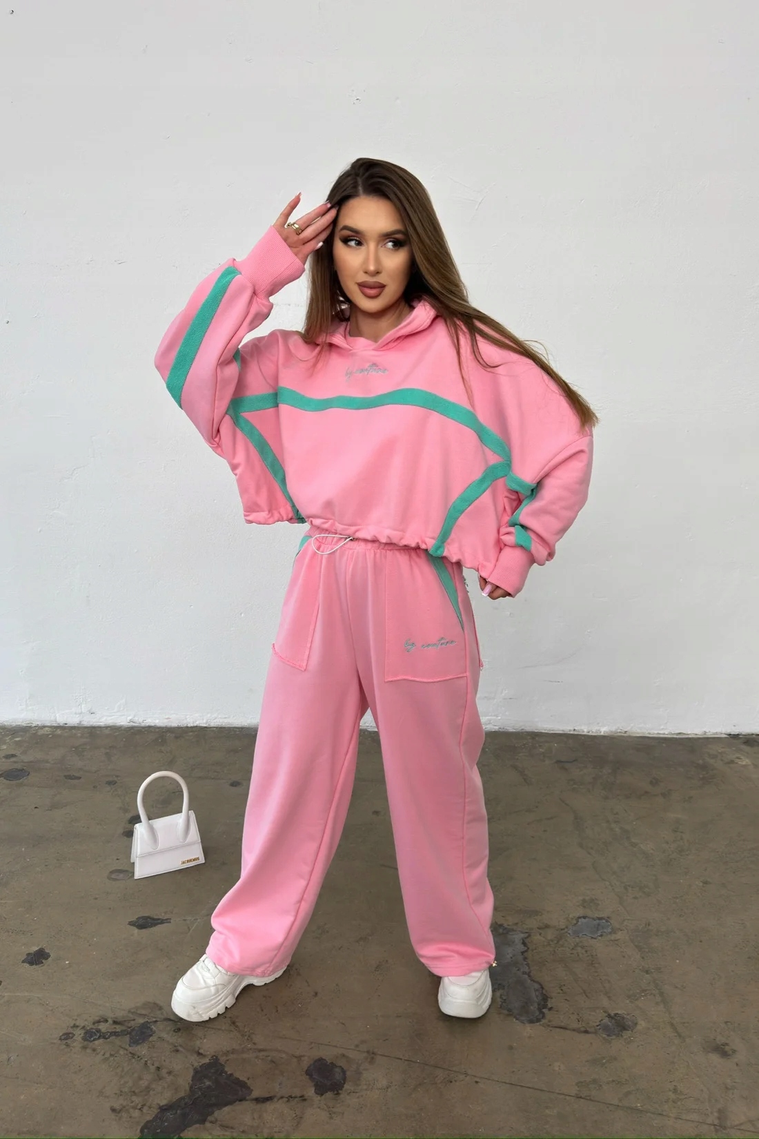 Teplákovka dámský Bg Acapulco růžový M