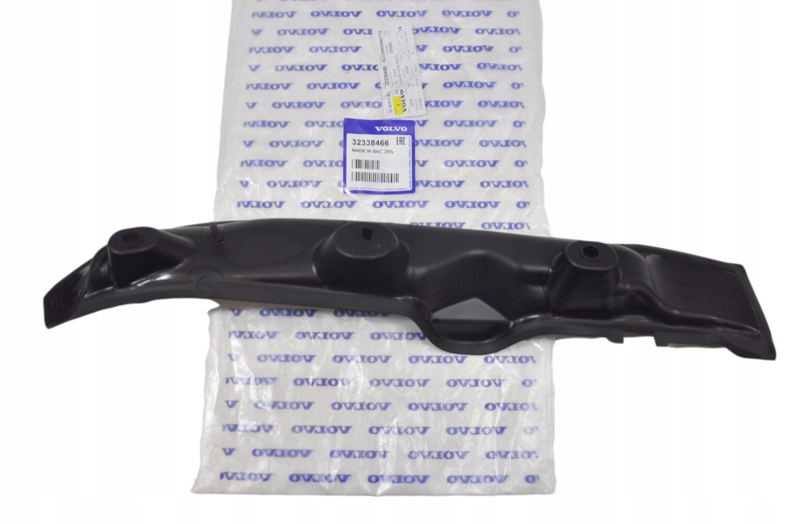 VOLVO XC60 zaslepka wygluszenie przod lewy blotnik Part number 32338466 32244540