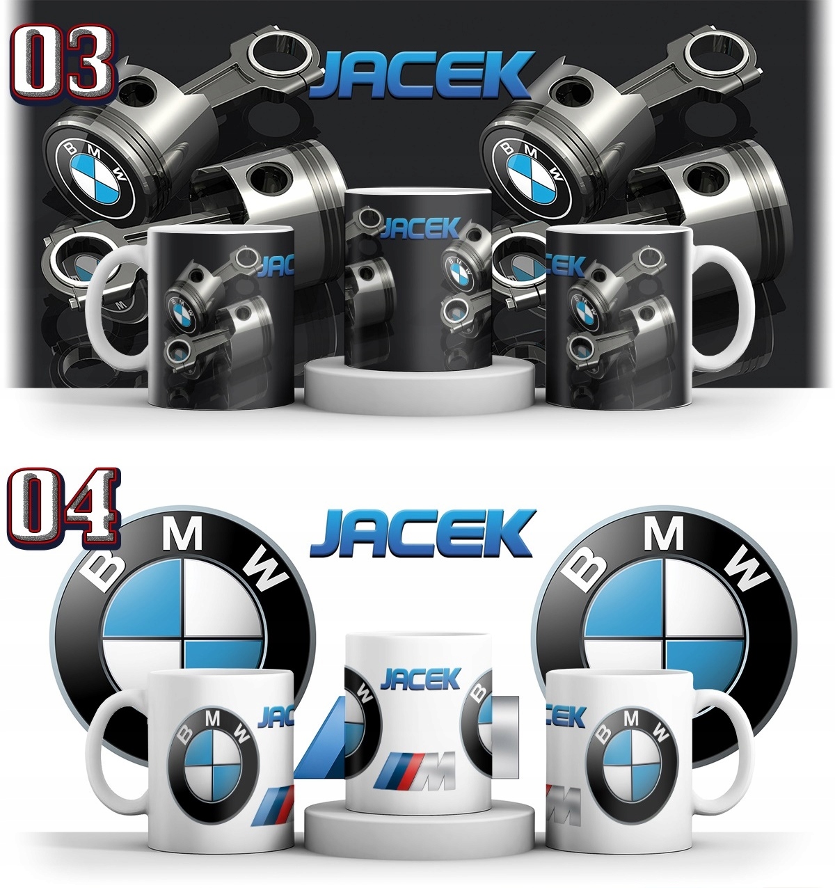 KUBEK BMW MPOWER PREZENT DLA FANA + GRATIS TEKST Marka Resolid