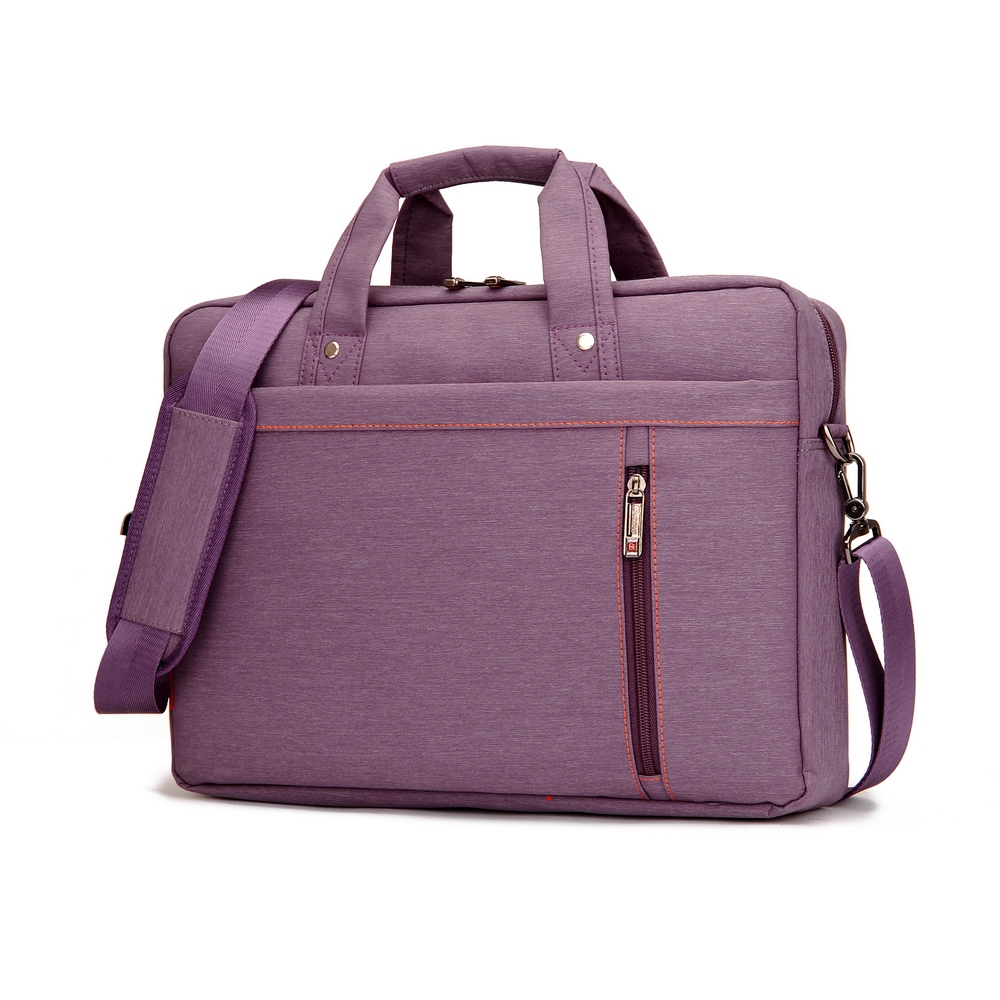 Casualowa mocna Torba na laptopa 15,6" Burnur antishock fioletowy melanż