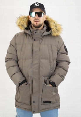 Pit Bull Zimní bunda Forest taupe