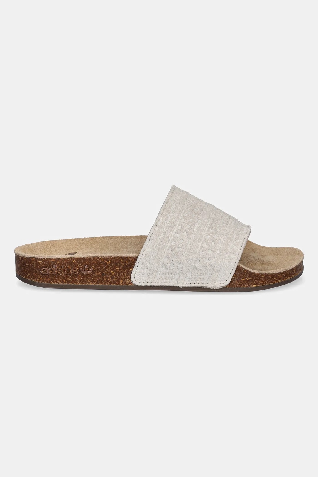 Nazouváky Adidas Adilette Rs pohodlné semišové měkké módní béžové vel 43