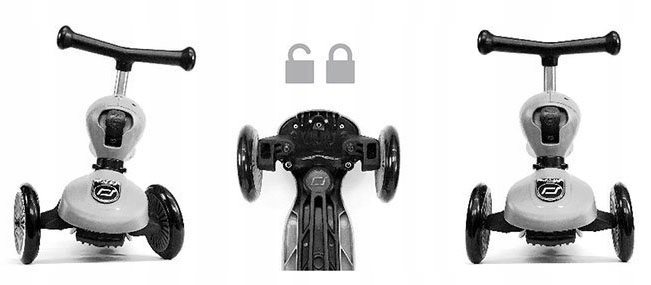 HULAJNOGA TRÓJKOŁOWA Scoot & Ride 2w1 KASK ASH Rodzaj trójkołowa