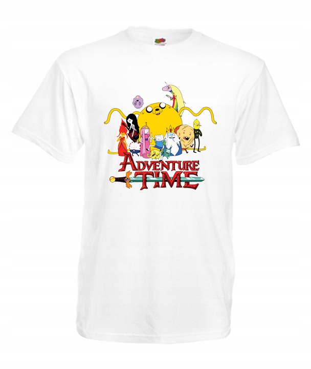 

M Koszulka Męska Adventure Time Przygoda Wzór