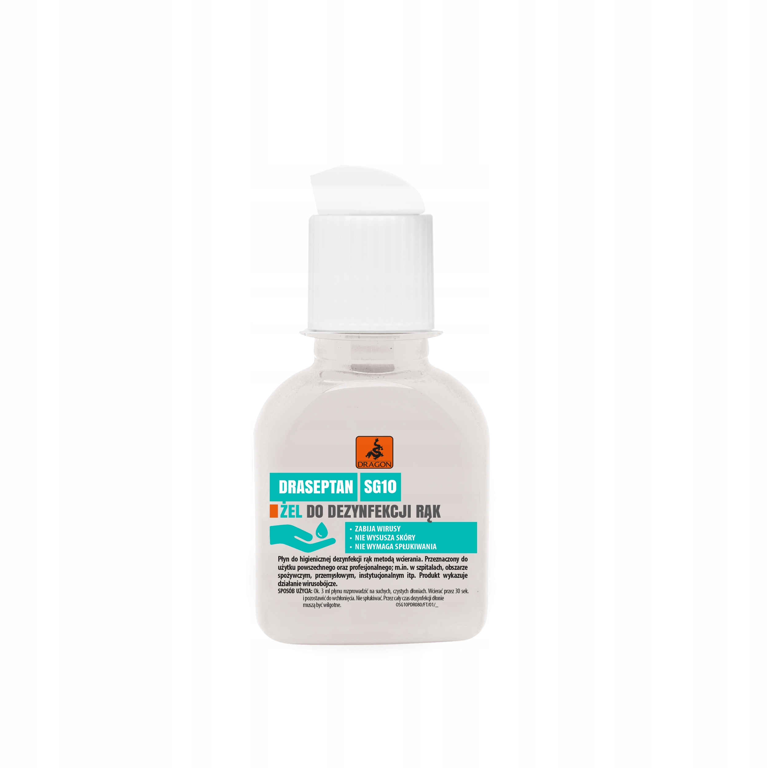 

Żel Do Dezynfekcji Rąk 80ML Draseptan SG10 Dragon