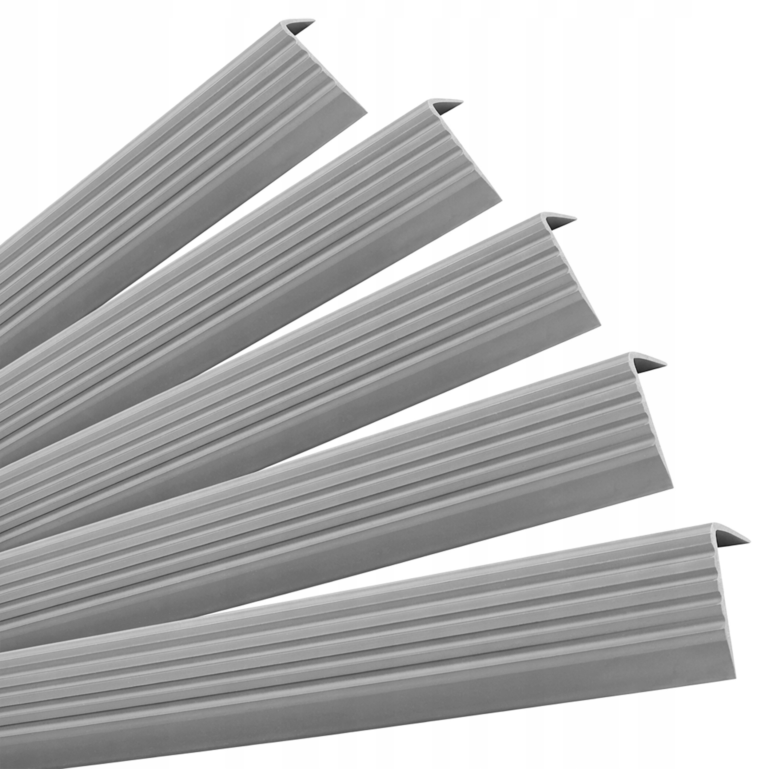 Sada: Samolepiace schodiskové profily, transparentné 40x25 mm, 1 m, 5ks