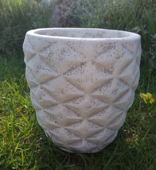 Osłonka na doniczkę Doniczka betonowa Donica biała