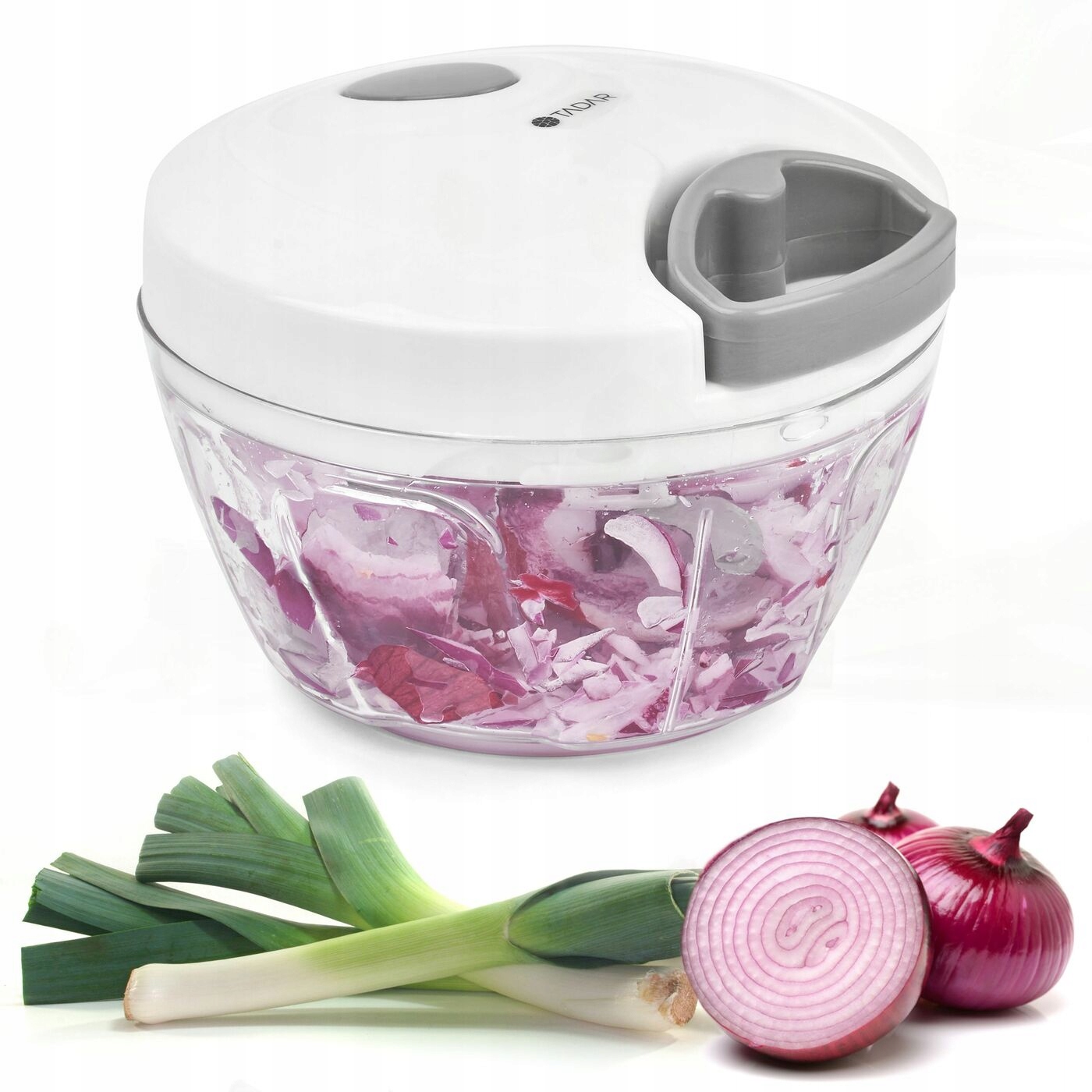 Ręczny ROZDRABNIACZ DO WARZYW siekacz do CEBULI krajalnica do warzyw Tadar