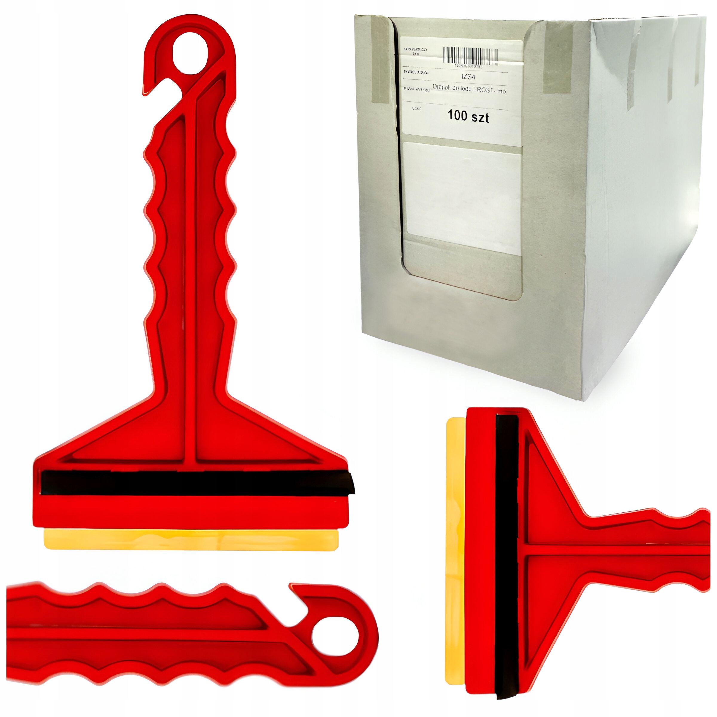 MOCNA SKROBACZKA ZE ŚCIĄGACZKĄ I MOSIĘŻNYM OSTRZEM PROSPERPLAST 100 SZTUK