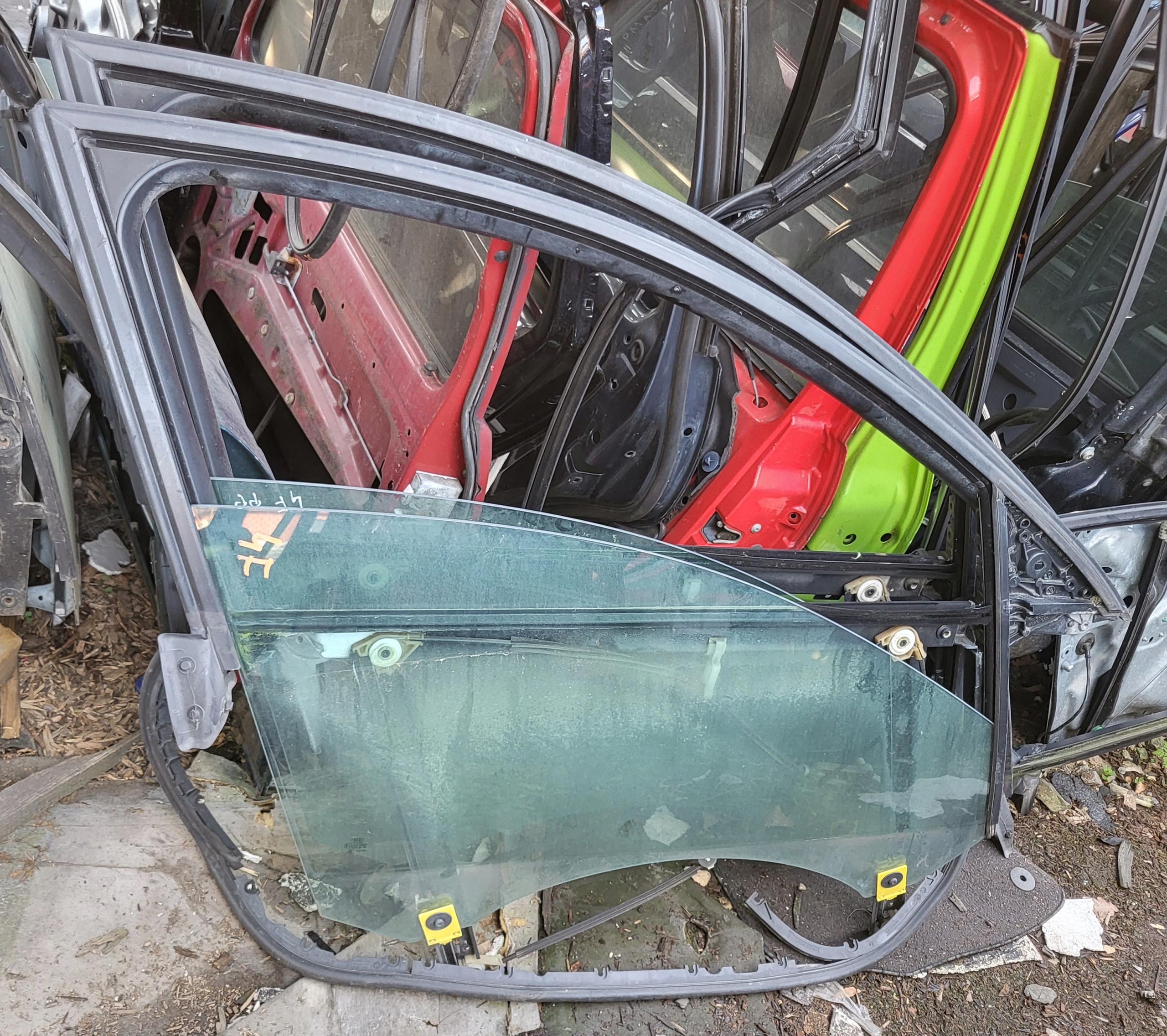 frame door window lift gasket PROWADNICA windows PP AUDI A6 C6 4F OE