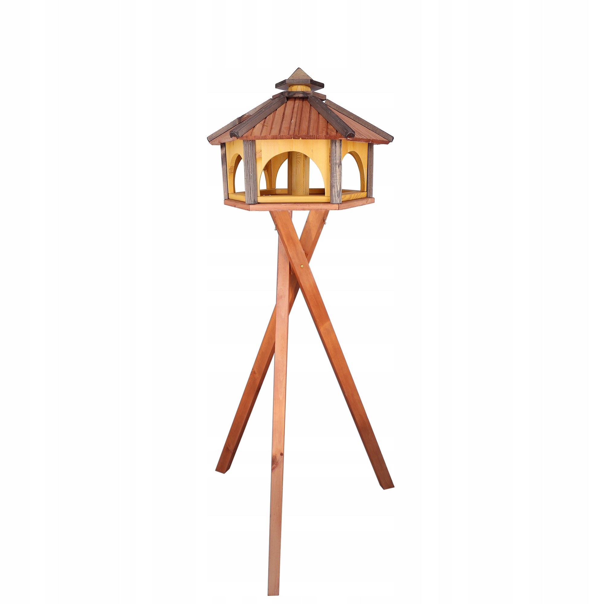 Krmítko pro ptáky se stojanem na dřevo s náplní Krmítka KW60+N55 Polský