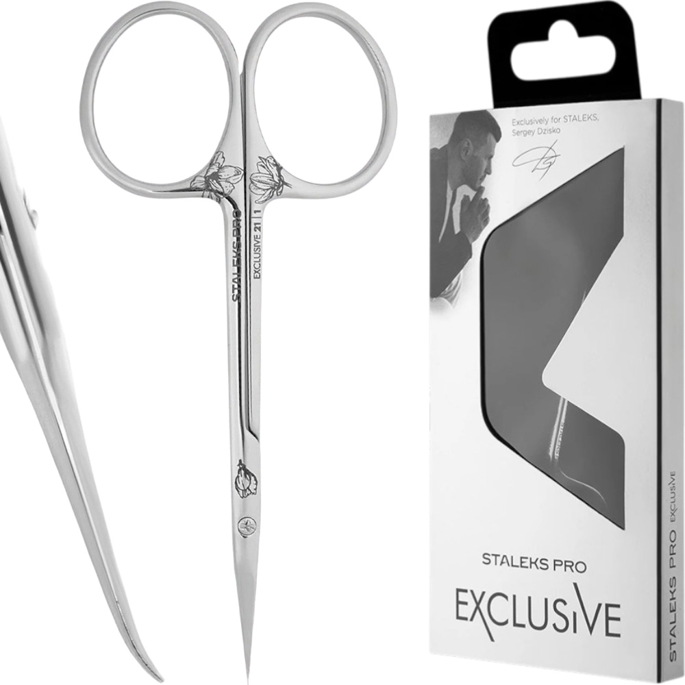 Přesné nůžky na nehtovou kůžičku Staleks Pro Exclusive Magnolie