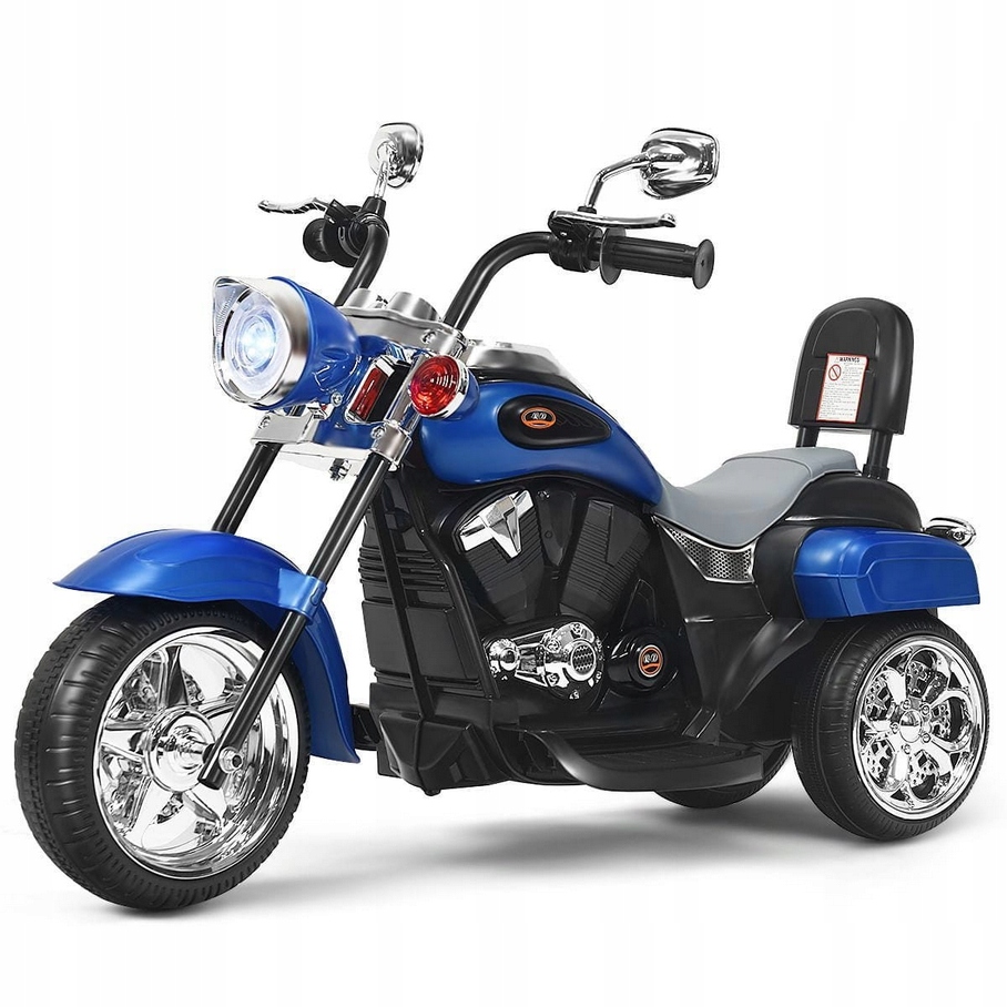 Motor Motocykl elektryczny dla dzieci chopper 3 km/h do 30 kg