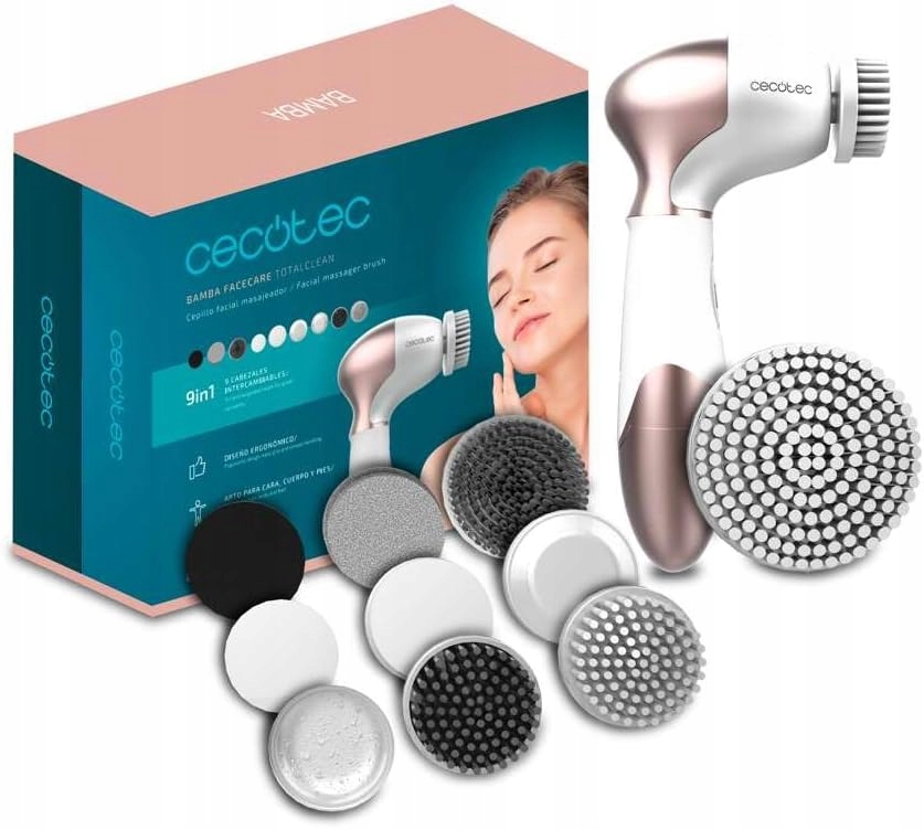 Szczotka do twarzy Cecotec Masażer i Portatil Bamba FaceCare TotalClean.
